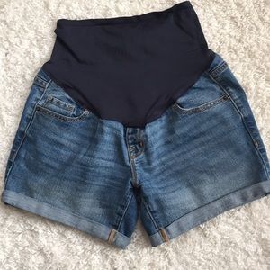 Old Navy maternity jean shorts
